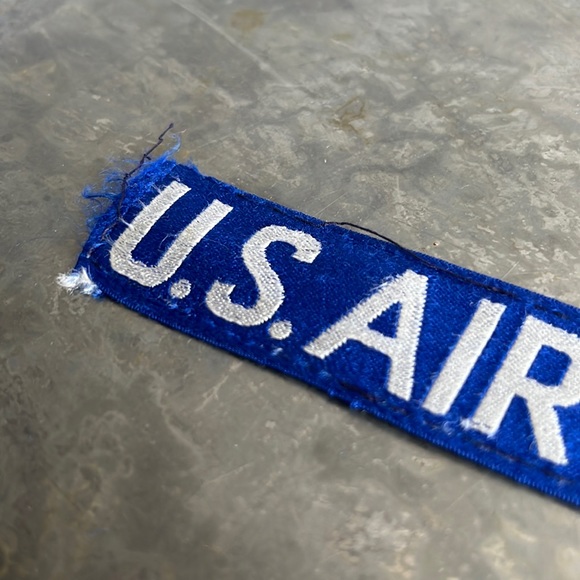 U.S. AIR FORCE blue tape patch, vintage - Picture 8 of 11